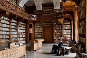 Göttweig Abbey library, Austria
